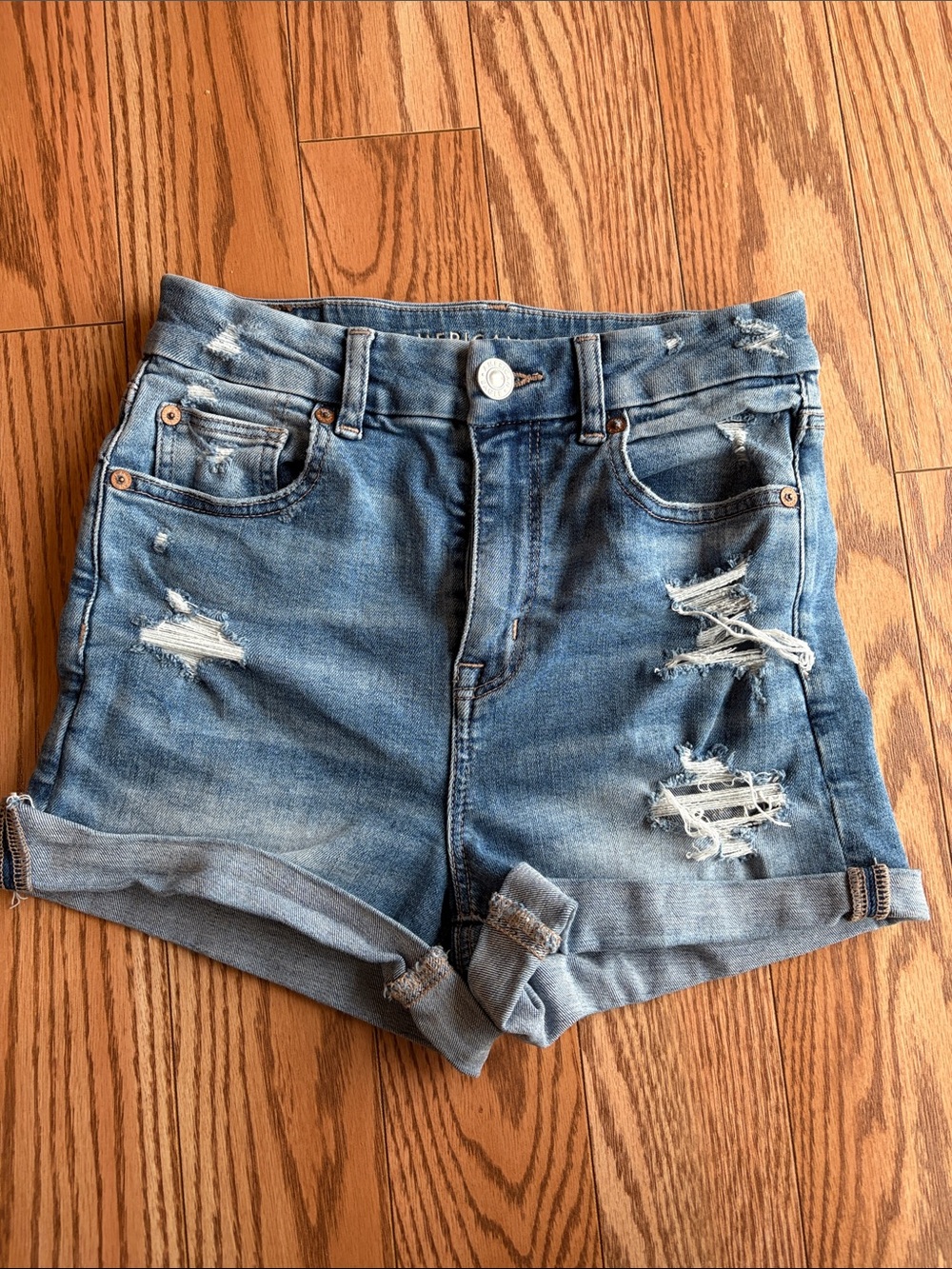 American Eagle Outfitters Distressed Denim Shorts